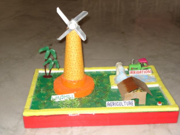 Working model of windmill